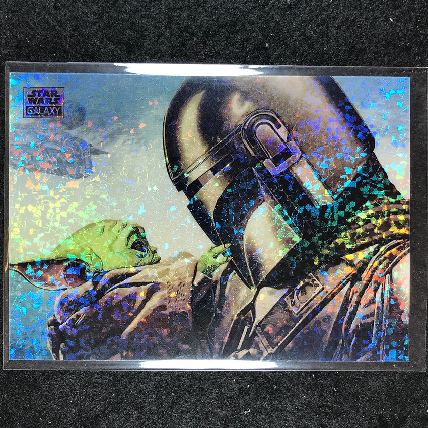 2024 Star Wars Chrome Galaxy GOODBYE FOR NOW Base Mini Diamond Refractor #98