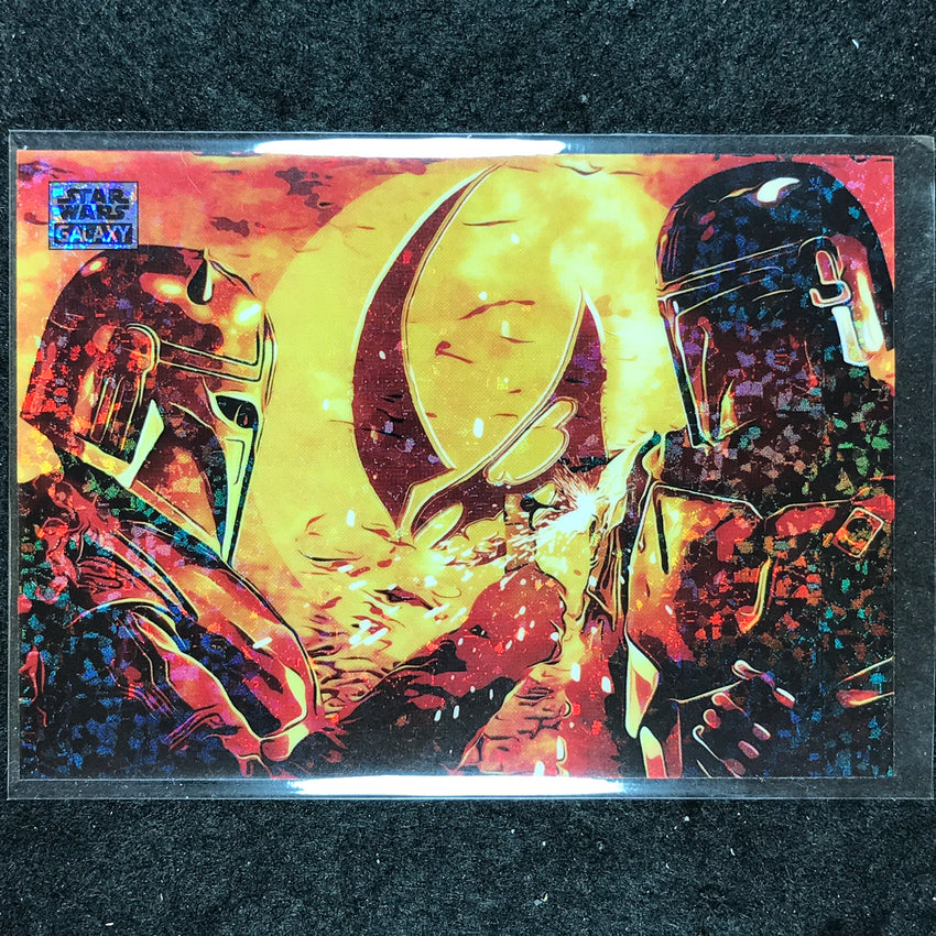 2024 Star Wars Chrome Galaxy FORGED BY DESTINY Base Mini Diamond Refractor #99