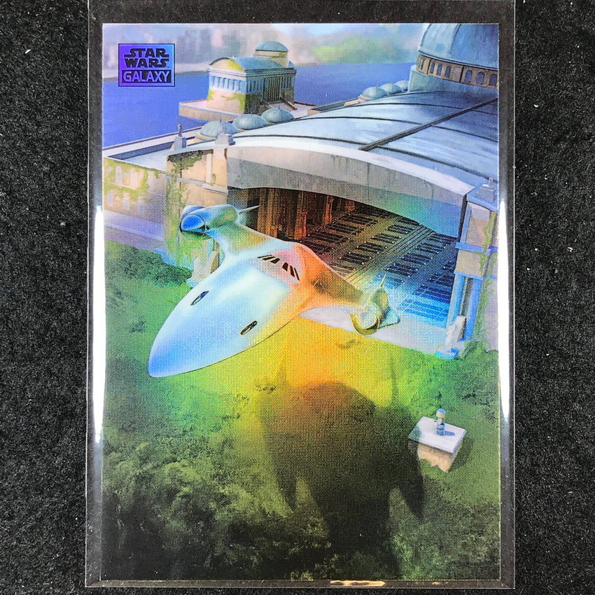 2024 Star Wars Chrome Galaxy NABOO ROYAL STARSHIP Art of Naboo Base #AN-5