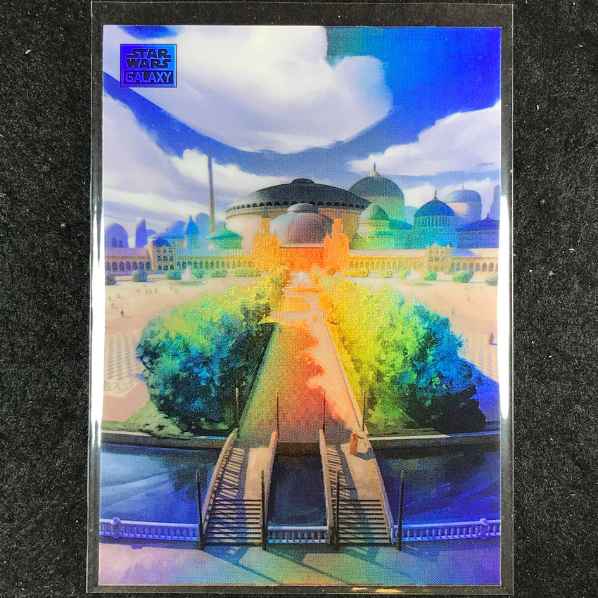 2024 Star Wars Chrome Galaxy THEED PLAZA Art of Naboo Base #AN-8