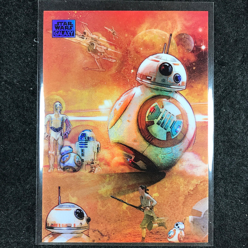 2024 Star Wars Chrome Galaxy ADVENTURES OF BB-8 Base Refractor #16