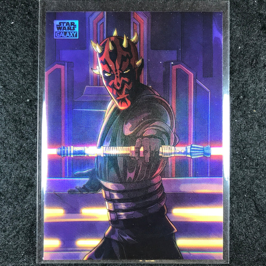 2024 Star Wars Chrome Galaxy DARTH MAUL Art of the Sith Base #AS-7
