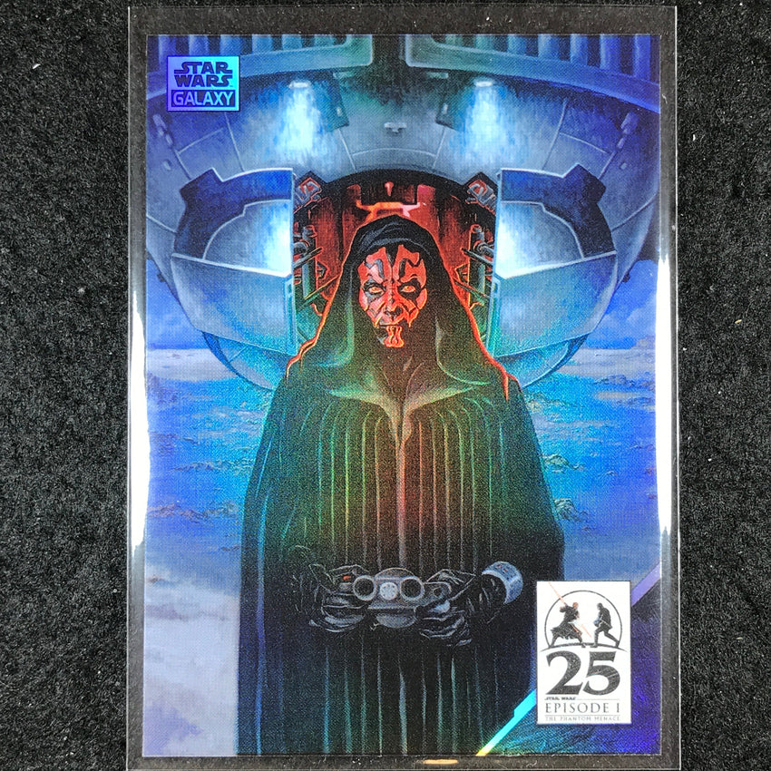 2024 Star Wars Chrome Galaxy SITH ARRIVAL Art of Darth Maul Base #AM-2