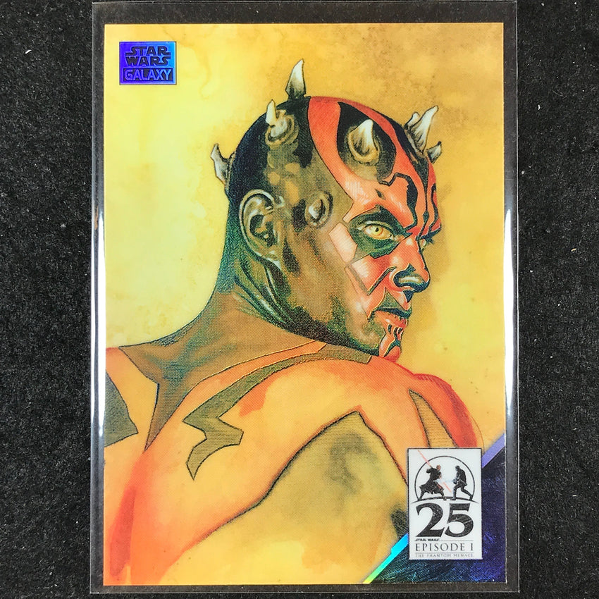2024 Star Wars Chrome Galaxy A MYSTERY NAMED MAUL Art of Darth Maul Base #AM-5