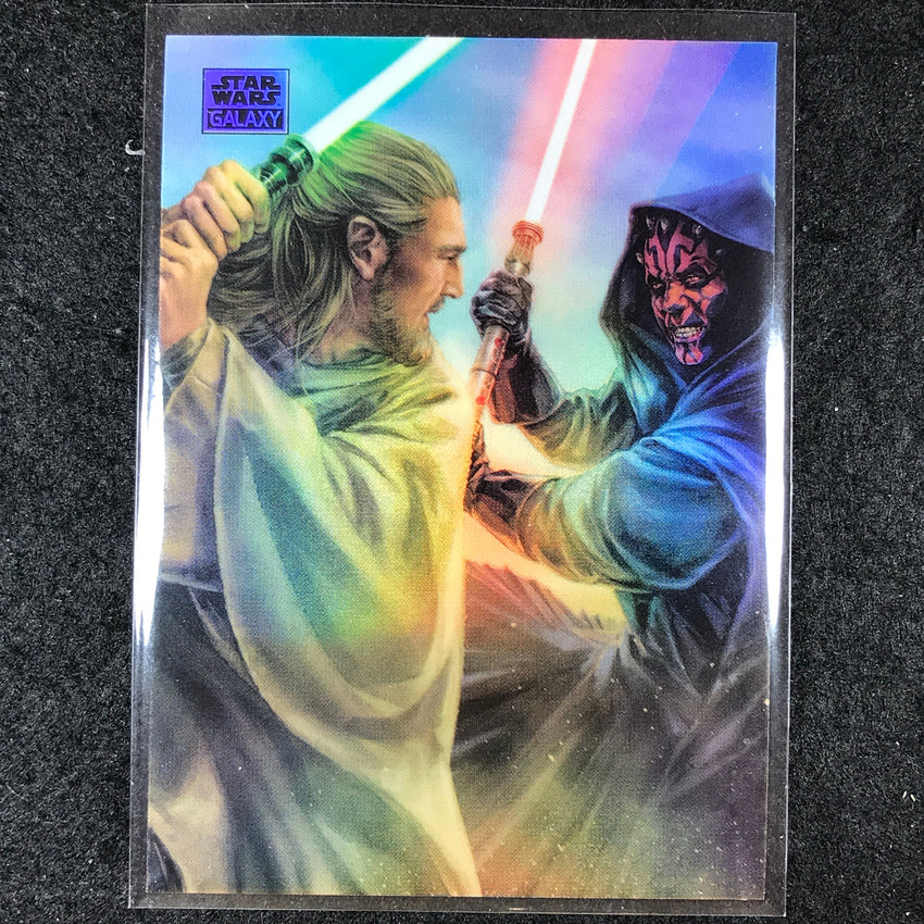 2024 Star Wars Chrome Galaxy WARRIORS OF THE FORCE Base Refractor #1