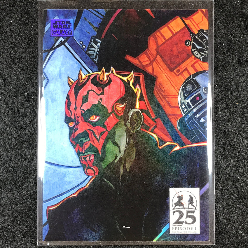 2024 Star Wars Chrome Galaxy INFILTRATOR Art of Darth Maul Base #AM-15