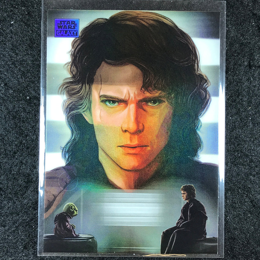 2024 Star Wars Chrome Galaxy YODA DIMISSES ANAKIN Power of the Dark Side #PD-5