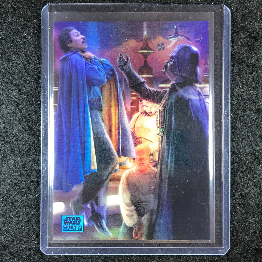 2024 Star Wars Chrome Galaxy NOT PART OF THE BARGAIN Base Aqua 40/199 #3