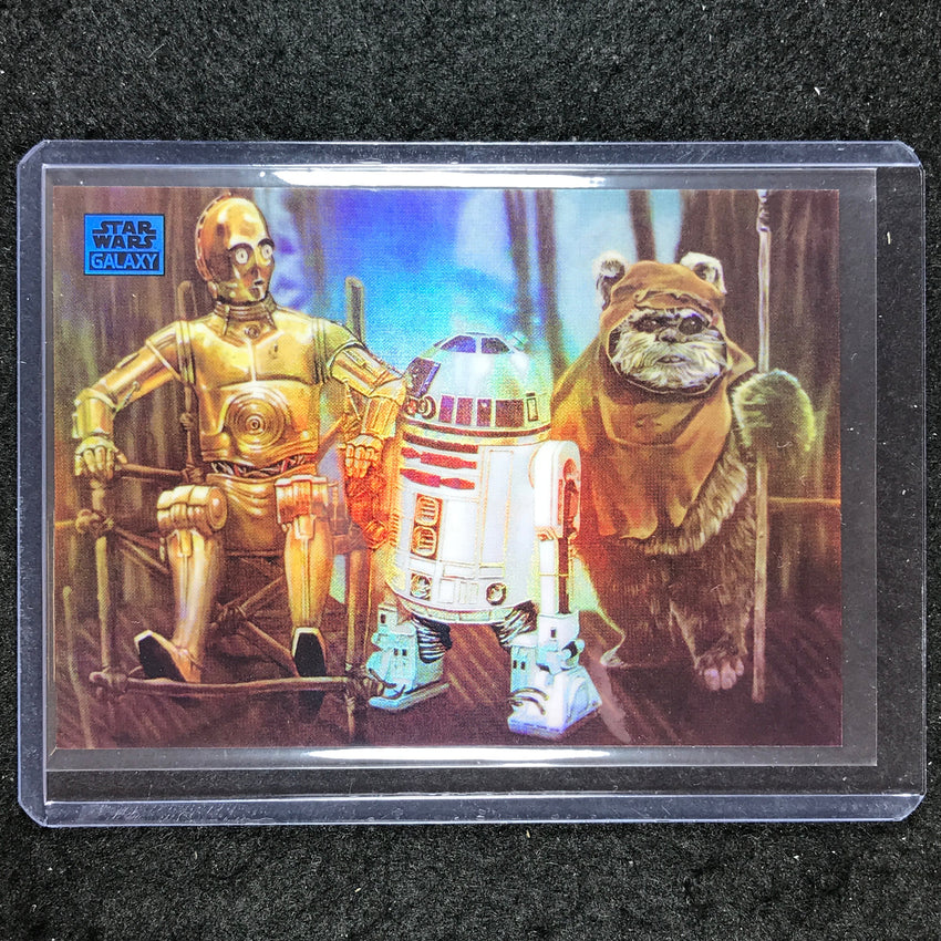 2024 Star Wars Chrome Galaxy FRIENDS FOREVER Base Aqua 124/199 #18