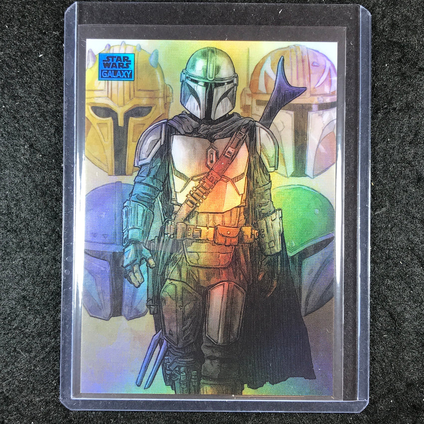 2024 Star Wars Chrome Galaxy THE WAY OF MAND'ALOR Base Aqua 105/199 #33