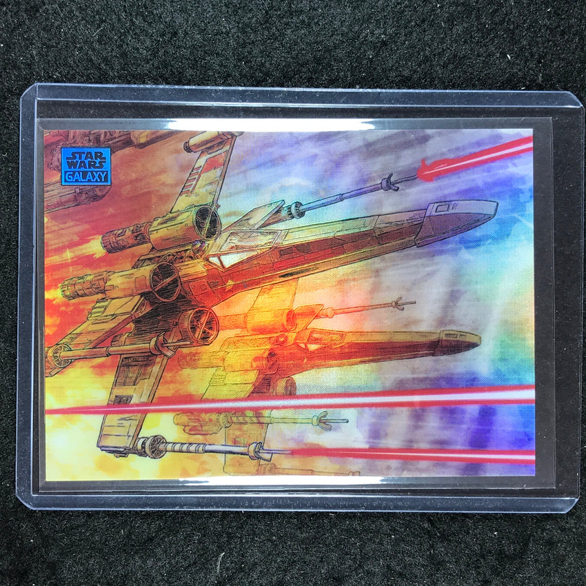 2024 Star Wars Chrome Galaxy RED RIVE Base Aqua 144/199 #34