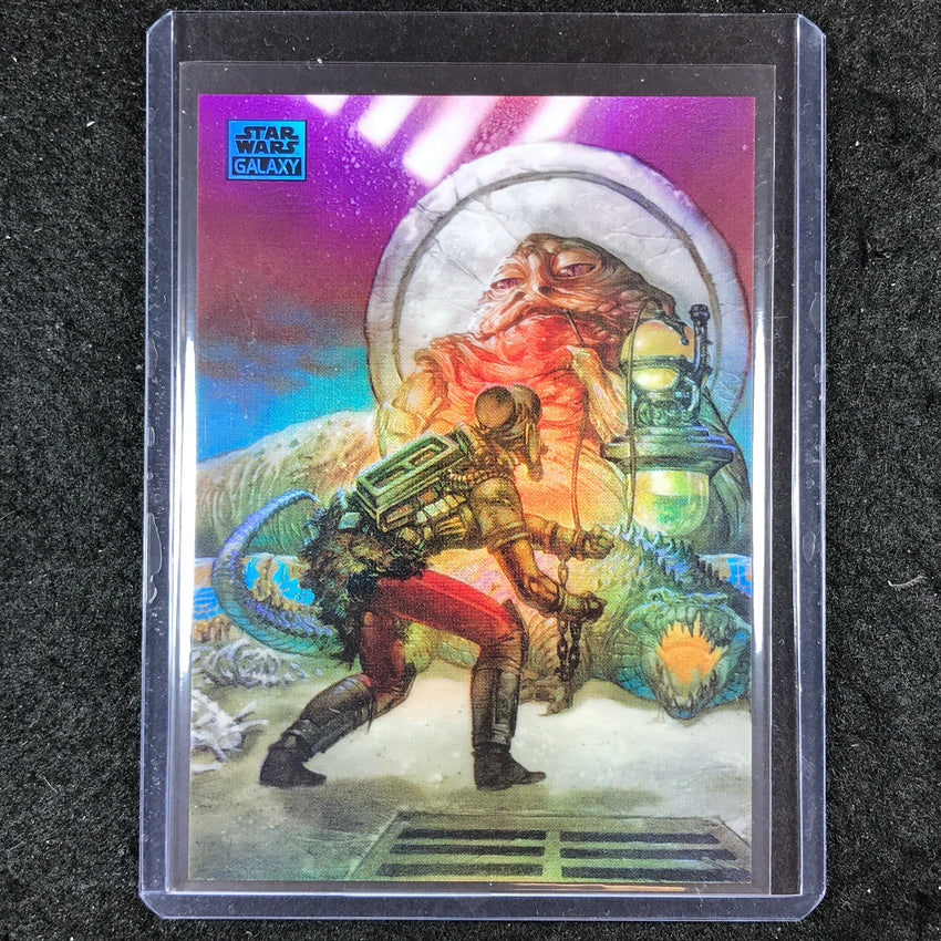 2024 Star Wars Chrome Galaxy KNIGHTS OF THE REPUBLIC ISSUE #4 Aqua 43/199 #39