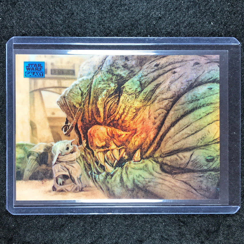 2024 Star Wars Chrome Galaxy CALMING TOUCH Base Aqua 4/199 #53