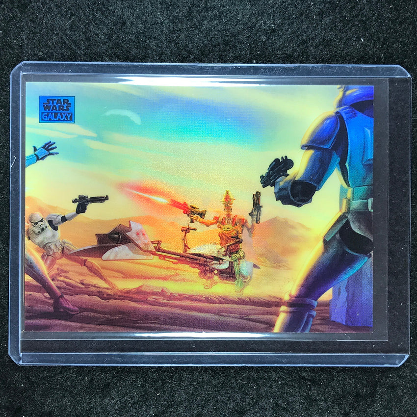 2024 Star Wars Chrome Galaxy IG-11'S INITIATIVE Base Aqua 79/199 #57