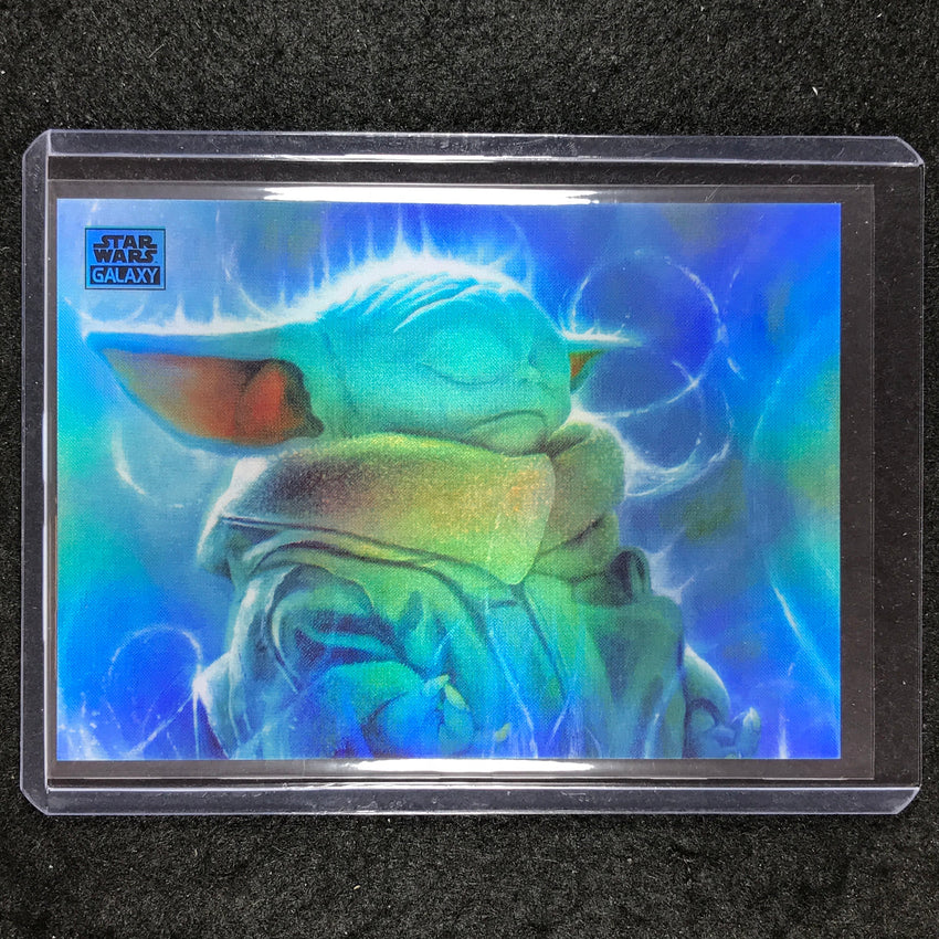 2024 Star Wars Chrome Galaxy CALL THE JEDI Base Aqua 151/199 #76