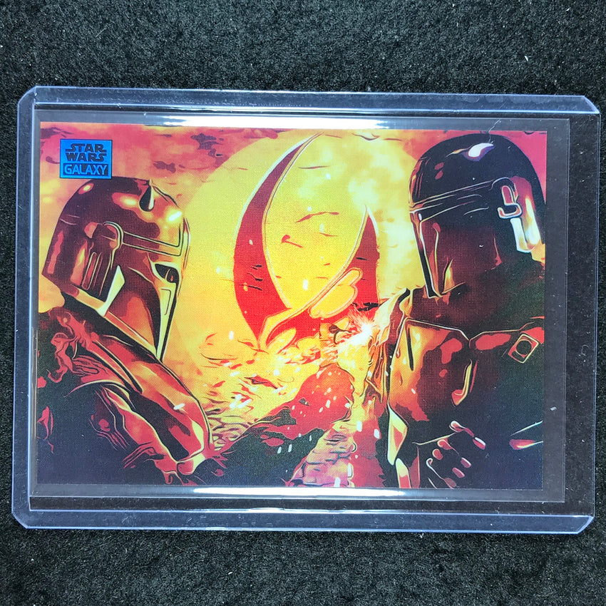 2024 Star Wars Chrome Galaxy FORGED BY DESTINY Base Aqua 45/199 #99