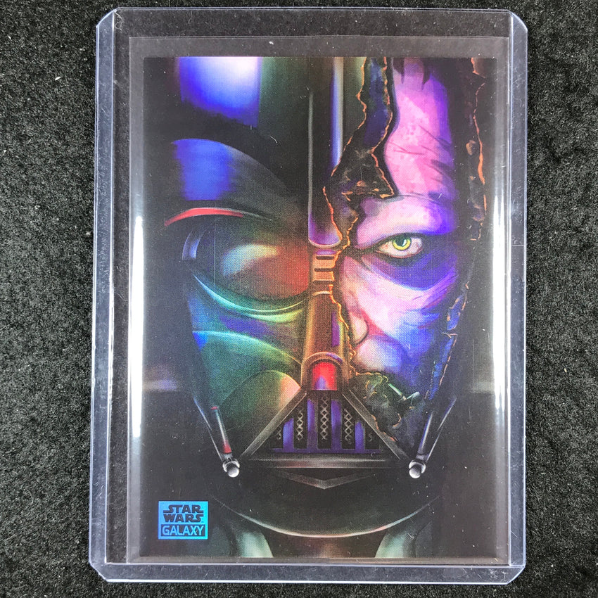 2024 Star Wars Chrome Galaxy DARTH VADER VS OBI-WAN Aqua 149/199