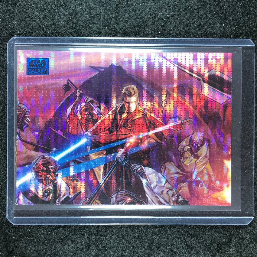 2024 Star Wars Chrome Galaxy ANAKIN SKYWALKER'S REVENGE Aqua Sonar 163/199 #7