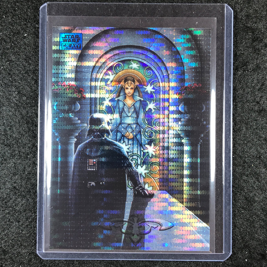 2024 Star Wars Chrome Galaxy MOURNING FOR PADMÉ Base Aqua Sonar 89/199 #31