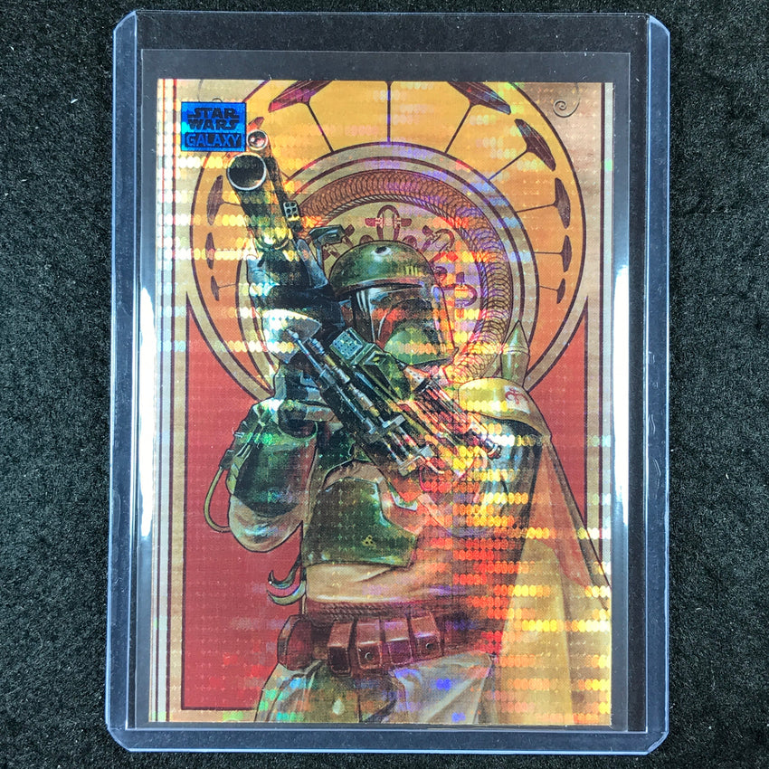 2024 Star Wars Chrome Galaxy CLOUD CITY GAMBIT Base Aqua Sonar 28/199 #44