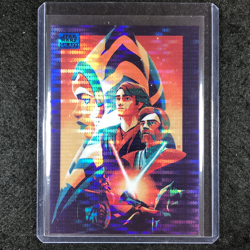 2024 Star Wars Chrome Galaxy VICTORY AND DEFEAT Base Aqua Sonar 196/199 #58