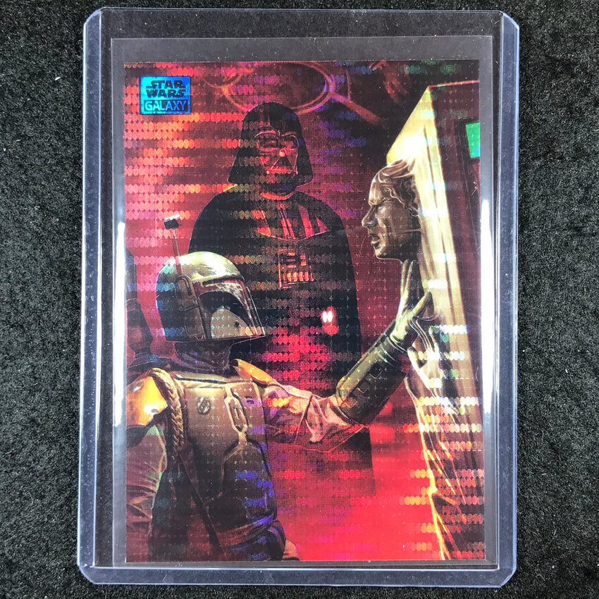 2024 Star Wars Chrome Galaxy THE BOUNTY HUNTER'S PRIZE Aqua Sonar 52/199 #65