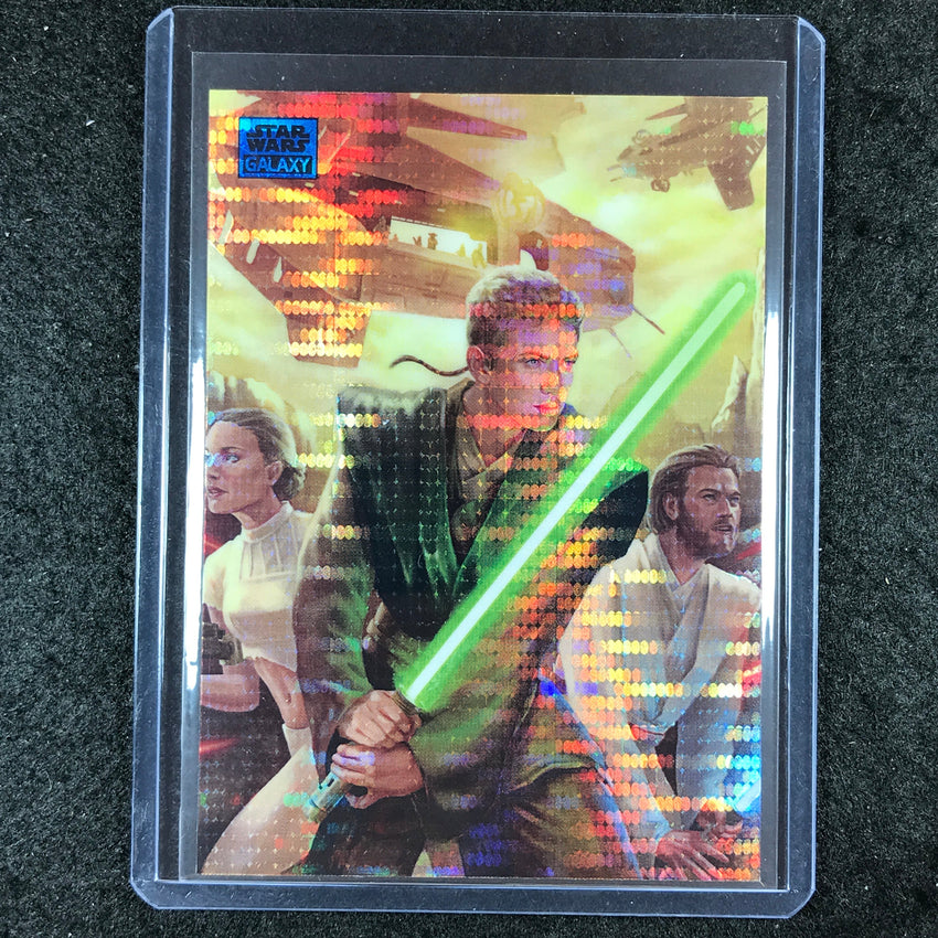 2024 Star Wars Chrome Galaxy RESCUE OF GEONOSIS Base Aqua Sonar 104/199 #66