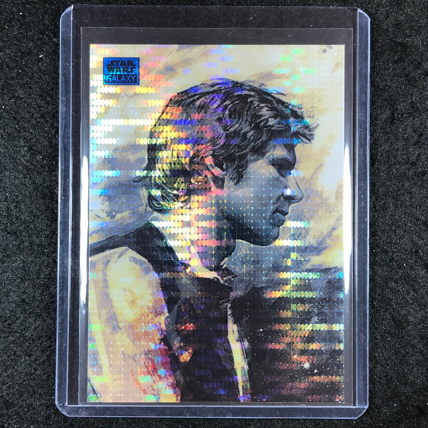 2024 Star Wars Chrome Galaxy HAN SOLO Base Aqua Sonar 92/199 #84