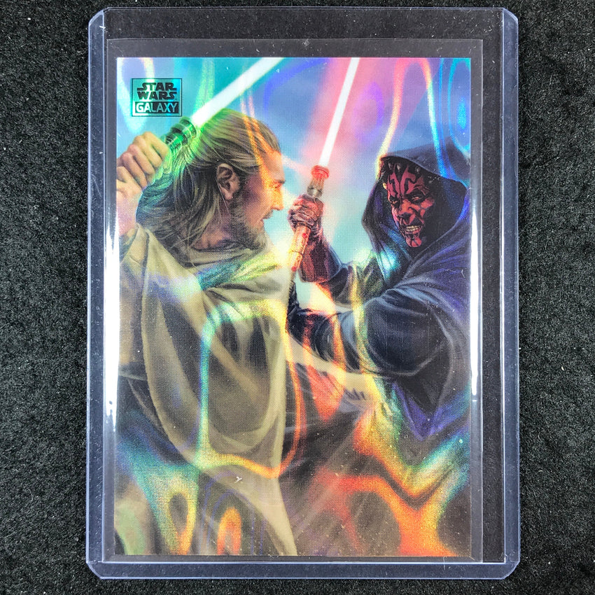 2024 Star Wars Chrome Galaxy WARRIORS OF THE FORCE Base Aqua Lava 104/175 #1