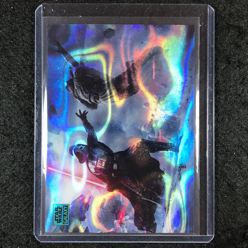2024 Star Wars Chrome Galaxy THERE IS NO ESCAPE Base Aqua Lava 120/175 #11