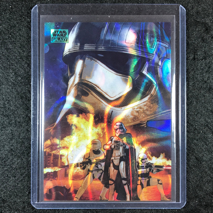 2024 Star Wars Chrome Galaxy THE FORCE AWAKENS Base Aqua Lava 72/175 #17