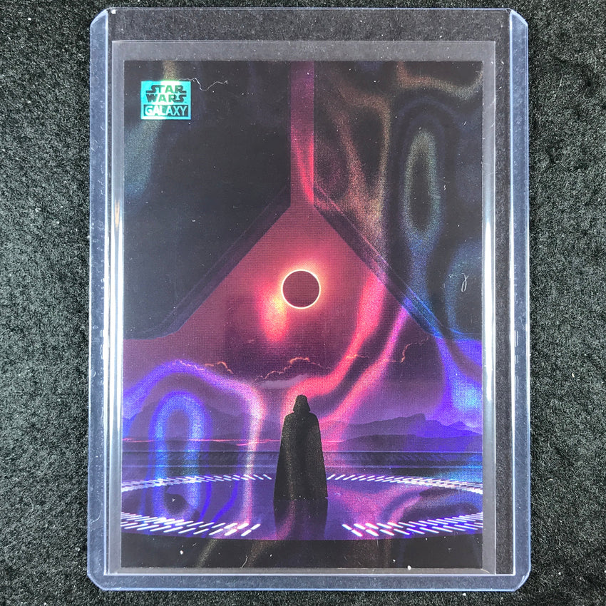 2024 Star Wars Chrome Galaxy THE DARK LORD Base Aqua Lava 90/175 #28