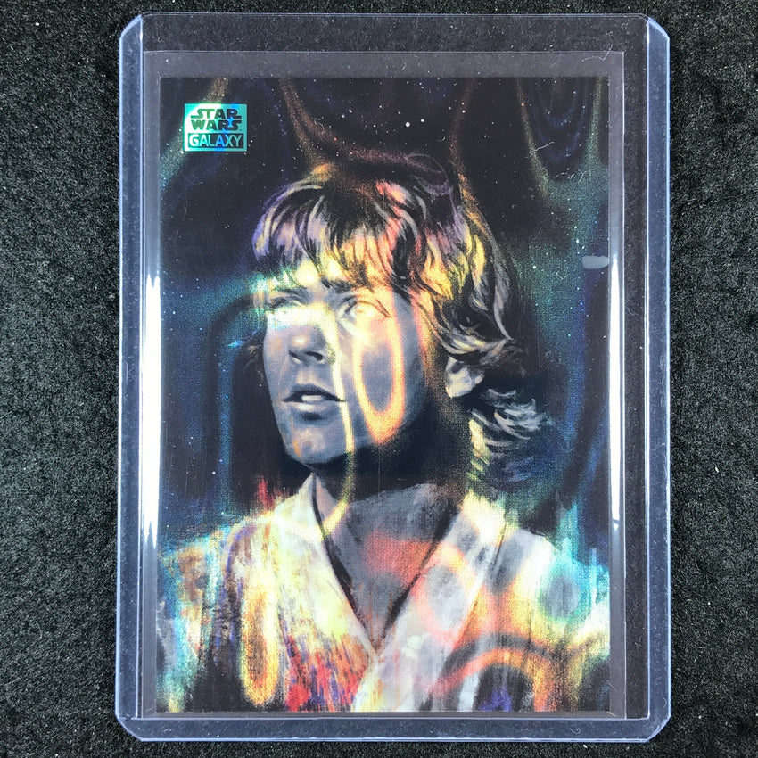 2024 Star Wars Chrome Galaxy LUKE SKYWALKER Base Aqua Lava 29/175 #83