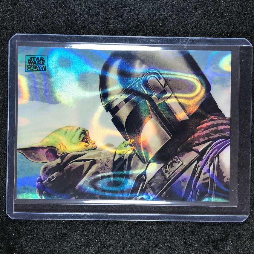 2024 Star Wars Chrome Galaxy GOODBYE FOR NOW Base Aqua Lava 139/175 #98