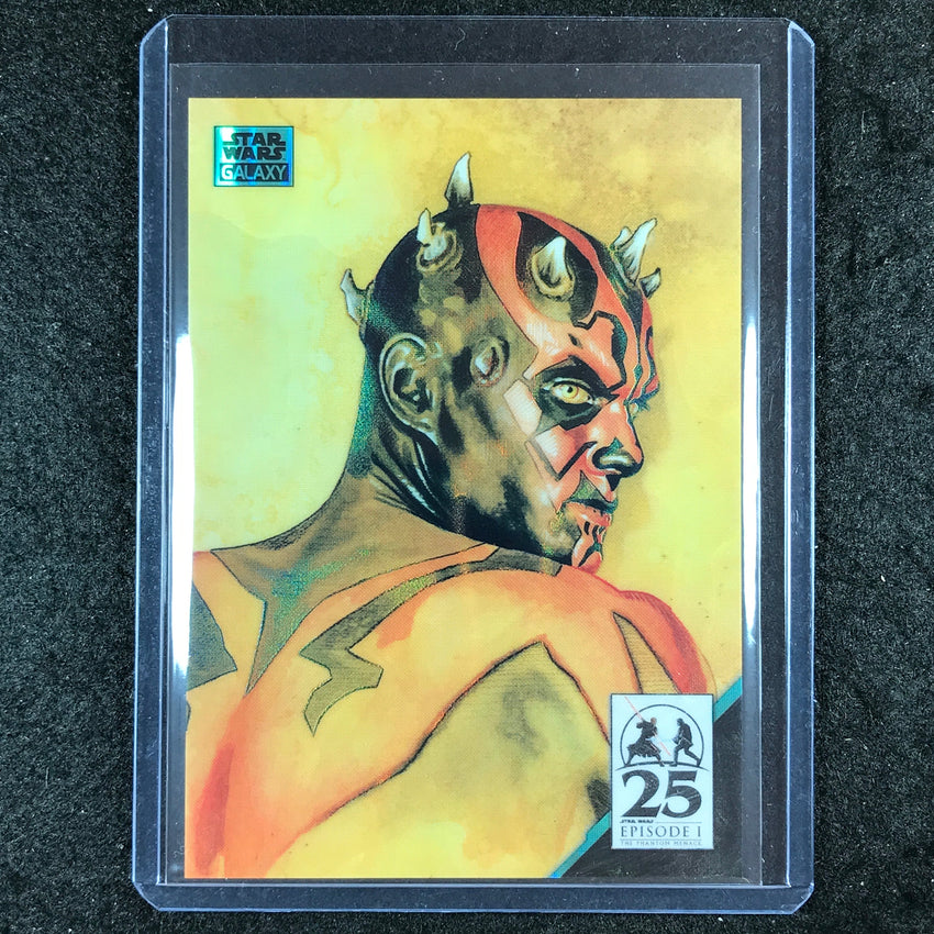 2024 Star Wars Chrome Galaxy A MYSTERY NAMED MAUL Aqua Lava 104/175