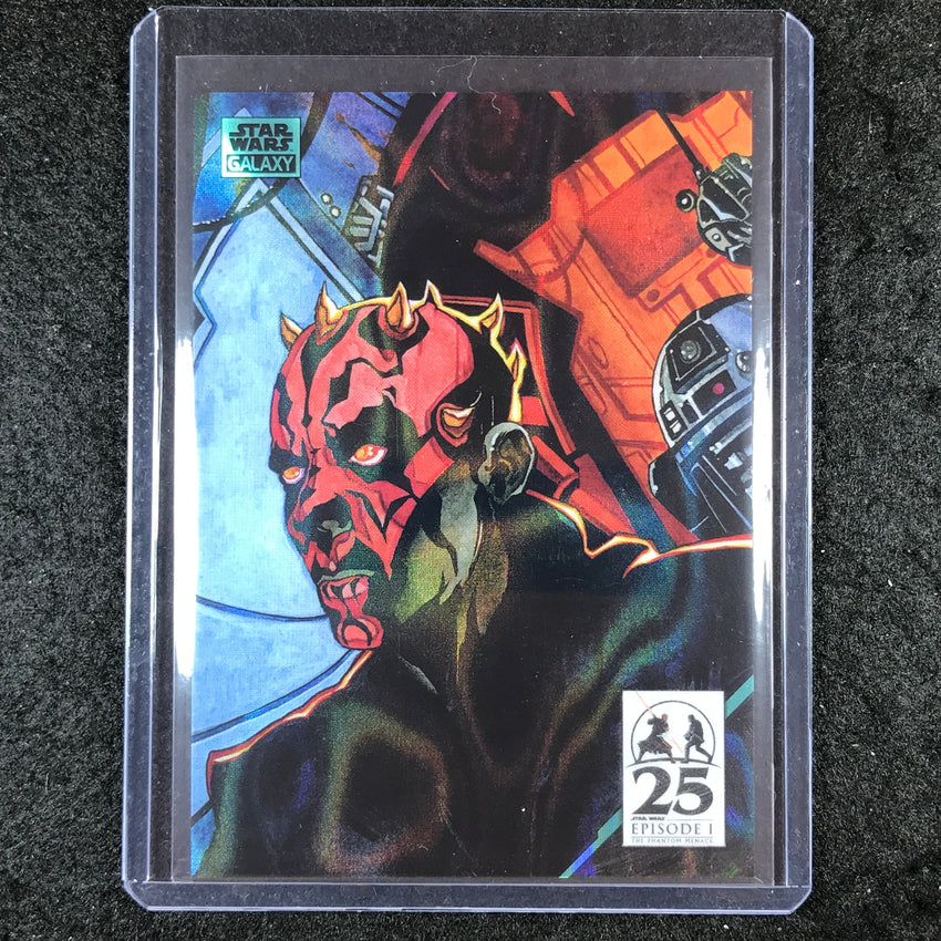 2024 Star Wars Chrome Galaxy INFILTRATOR Art of Darth Maul Aqua Lava 87/175