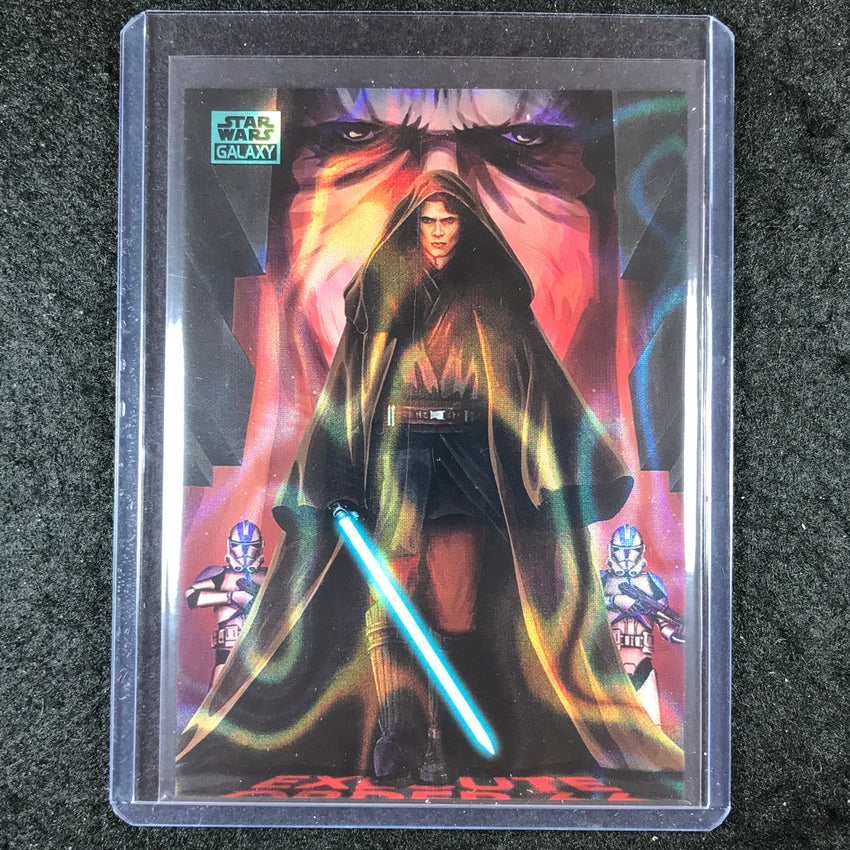 2024 Star Wars Chrome Galaxy STORMING THE JEDI TEMPLE Aqua Lava 139/175
