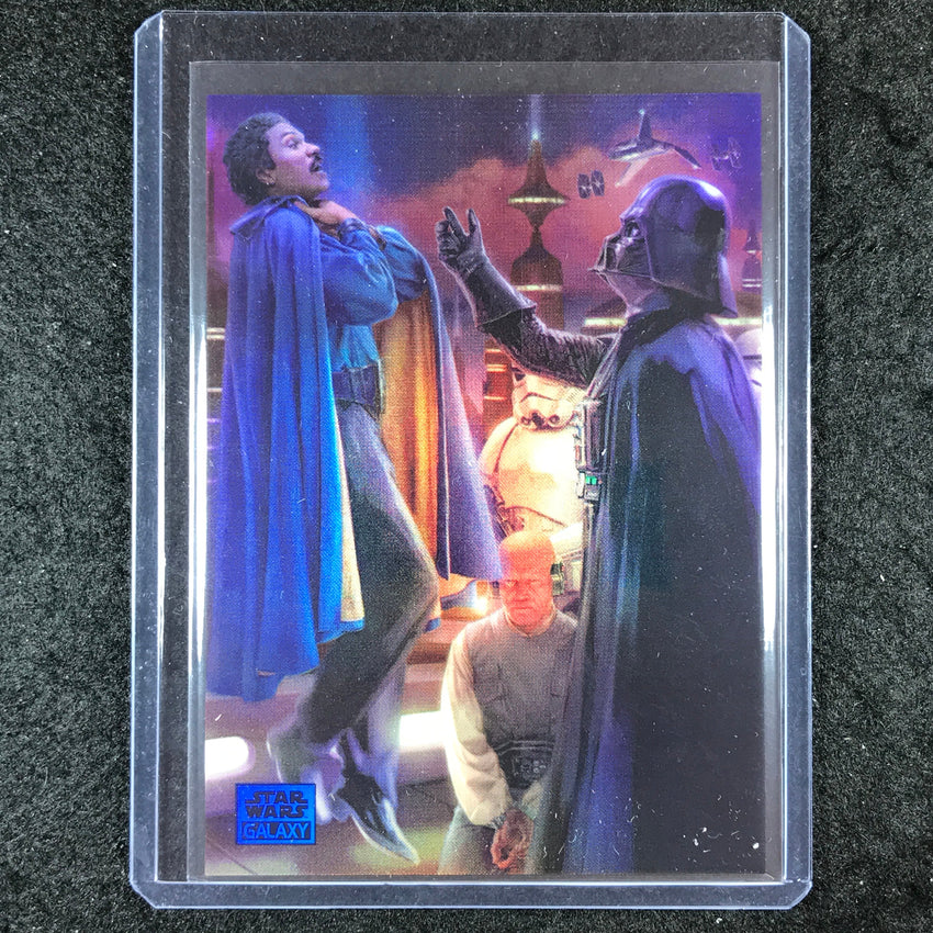 2024 Star Wars Chrome Galaxy NOT PART OF THE BARGAIN Base Blue 140/150 #3