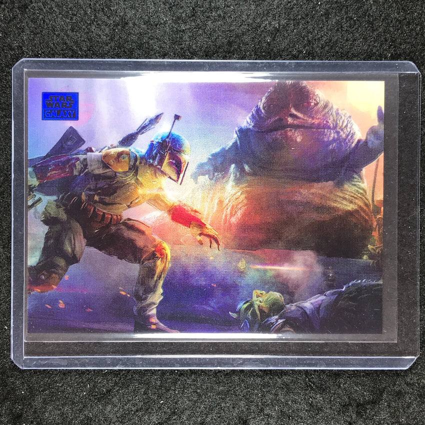 2024 Star Wars Chrome Galaxy JABBA'S BOUNTY HUNTER Base Blue 58/150 #10