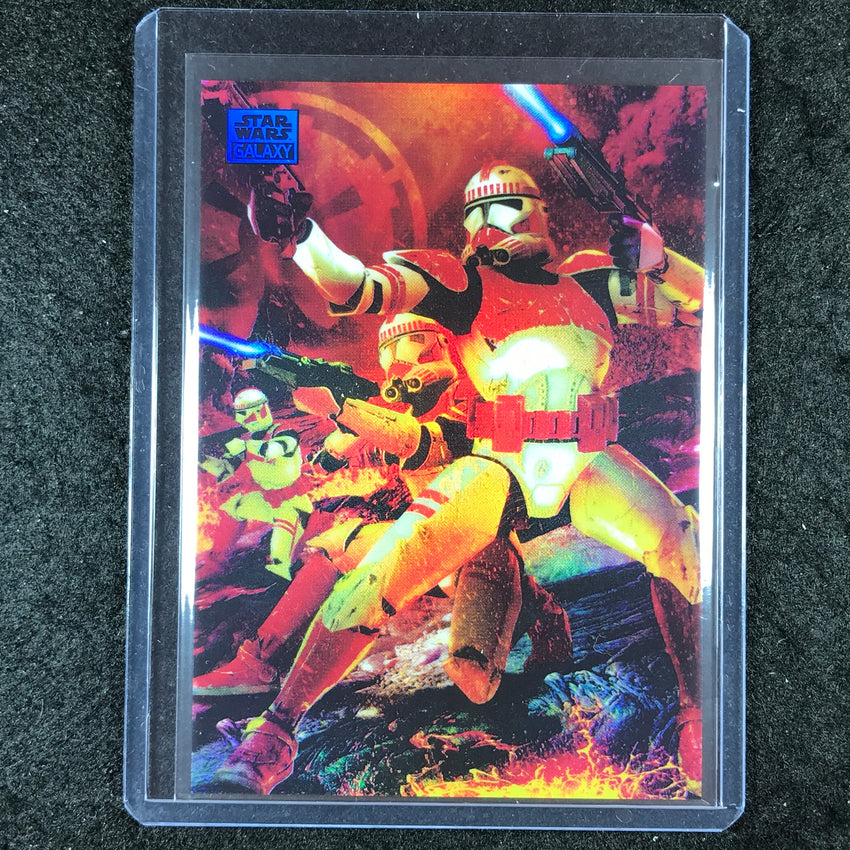 2024 Star Wars Chrome Galaxy IMPERIAL SHOCK TROOPERS Base Blue 118/150 #12