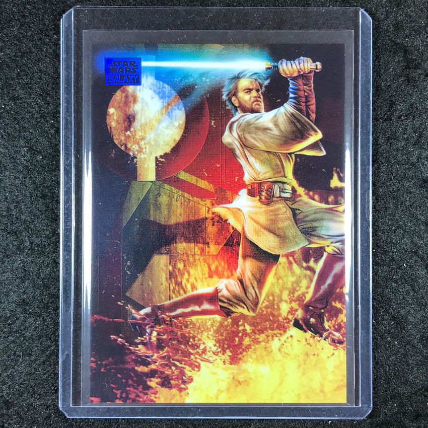 2024 Star Wars Chrome Galaxy OBI-WAN KENOBI Base Blue 134/150 #13