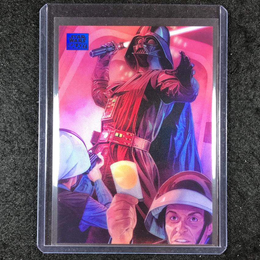 2024 Star Wars Chrome Galaxy HOLDING HOPE Base Blue 19/150 #82