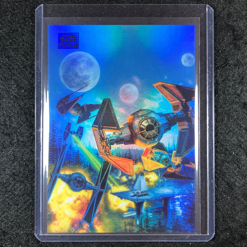 2024 Star Wars Chrome Galaxy IMPERIAL FLEET Base Blue 44/150 #86