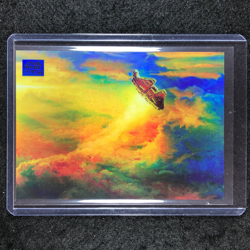 2024 Star Wars Chrome Galaxy FALCON RISING Base Blue 8/150 #93