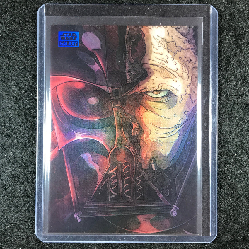 2024 Star Wars Chrome Galaxy DARTH VADER'S MASK Art of the Sith Blue 12/150