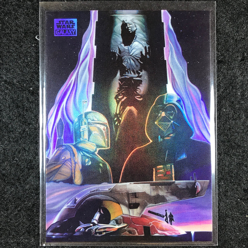 2024 Star Wars Chrome Galaxy BOBA FETT'S PRIZE Base Refractor #32