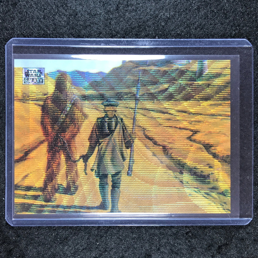 2024 Star Wars Chrome Galaxy HAN SOLO'S RESCUE Base Wave 1/99 #87