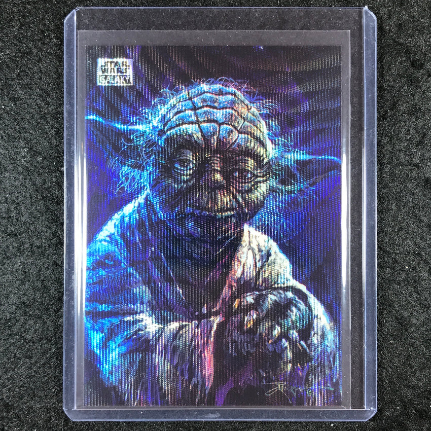 2024 Star Wars Chrome Galaxy YODA Base Wave 41/99 #92