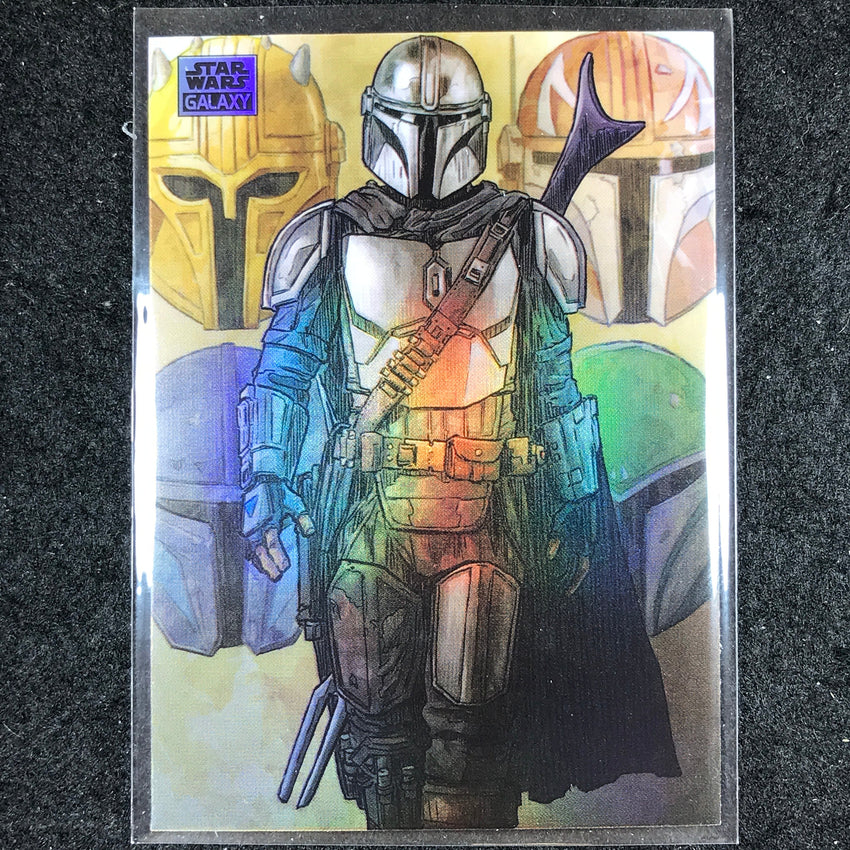 2024 Star Wars Chrome Galaxy THE WAY OF MAND'ALOR Base Refractor #33