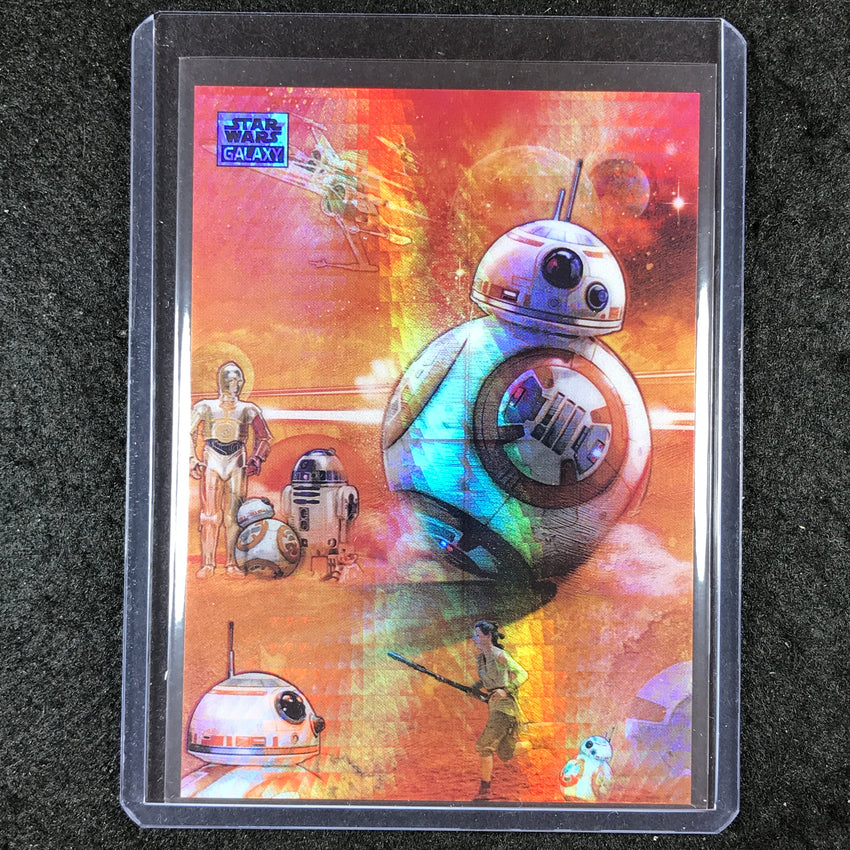 2024 Star Wars Chrome Galaxy ADVENTURES OF BB-8 Base Prism 39/75 #16